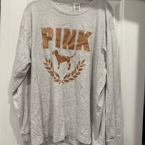 PINK Victoria's Secret Heather Gray Tee